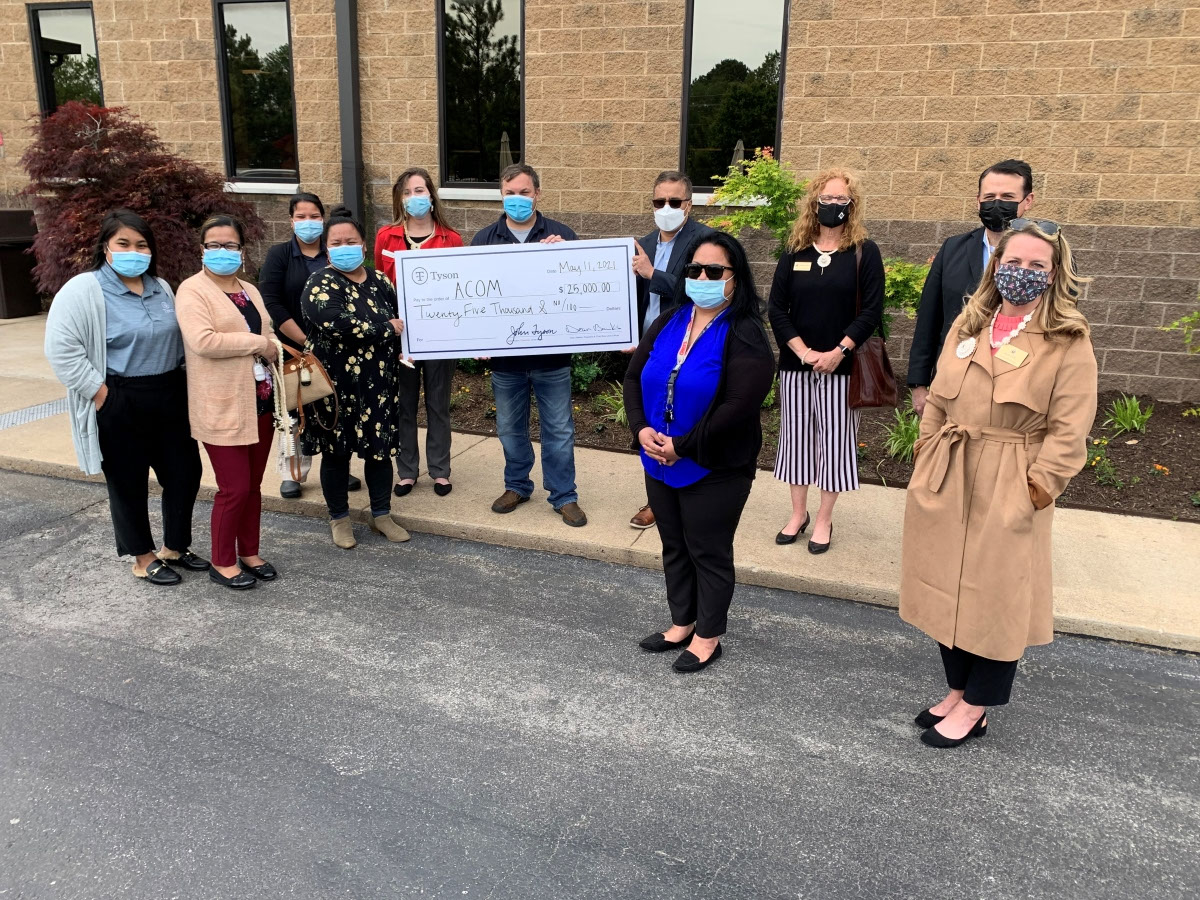 Tyson Foods Awards 25,000 Community Grant to Arkansas Coalition of Marshallese Tyson Foods